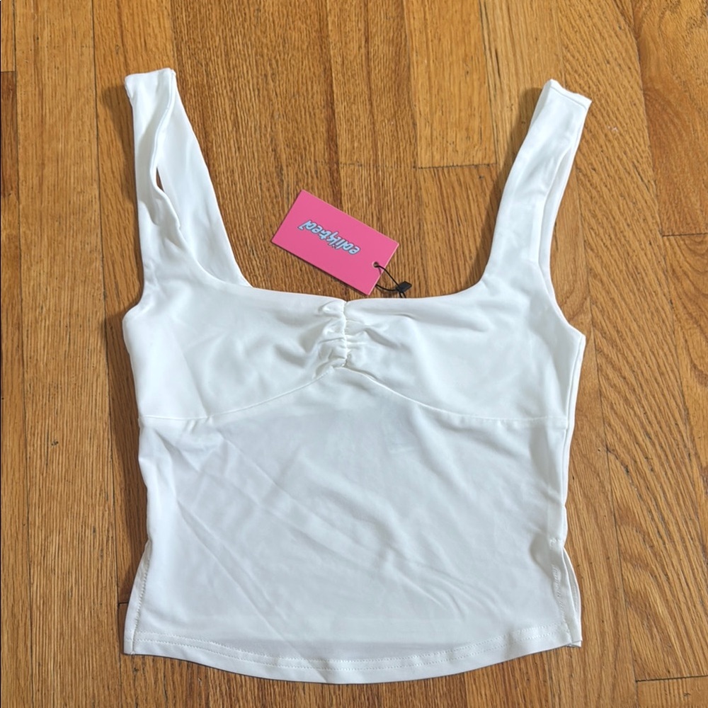 NWT Edikted White Women's Tank Top Size XS